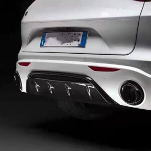 OEM Stelvio Ti Rear Diffuser (Glossy Black)