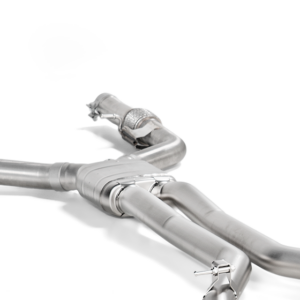 Akrapovic Giulia Quadrifoglio Evolution titanium link pipes set (middle pipes with resonator)