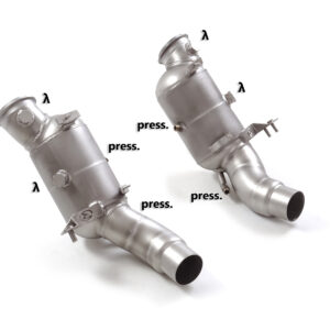 Ragazzon Stainless Steel 200-Cell Sports Catalysts for Giulia Quadrifoglio (With GPF/OPF) MY20+