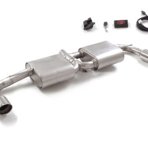 Ragazzon Remote Valve Controlled Stainless steel silencer Sport Line tail pipe 102 mm - Alfa 4C