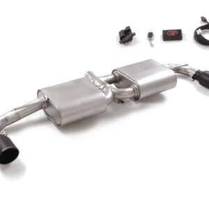 Ragazzon Remote Valve Controlled Stainless steel silencer Sport Line Black tail pipe 102 mm- Alfa 4C