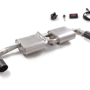 Ragazzon Remote Valve Controlled Stainless steel silencer Carbon Shot tail pipe 100 mm - Alfa 4C