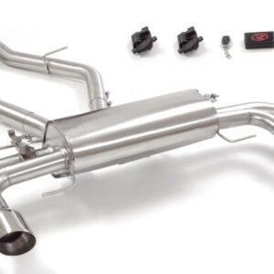 Ragazzon Stainless Steel Flap-Rear Silencer 102 Racing with electrically operated flap switch