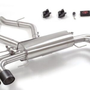 Ragazzon Stainless Steel Flap-Rear Silencer 100 Carbon Shot with electrically operated flap switch