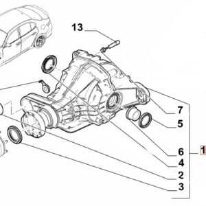 OEM Original Rear Mechanical Differential for ALL Giulia Quadrifoglio models (2016-2025)